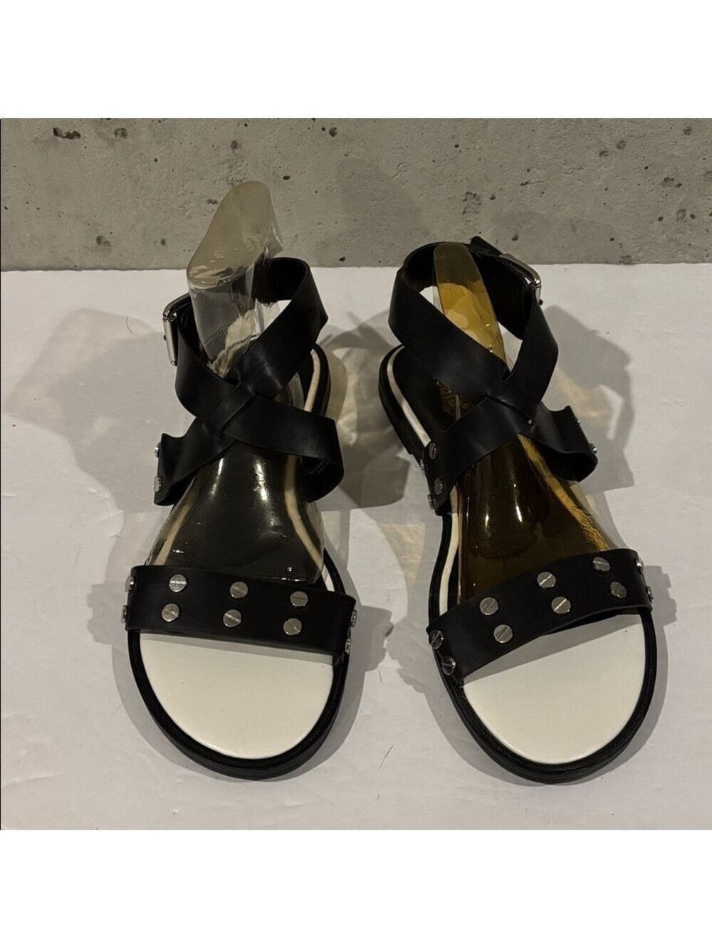 Nicole Black Dara Studded Sandals - 10